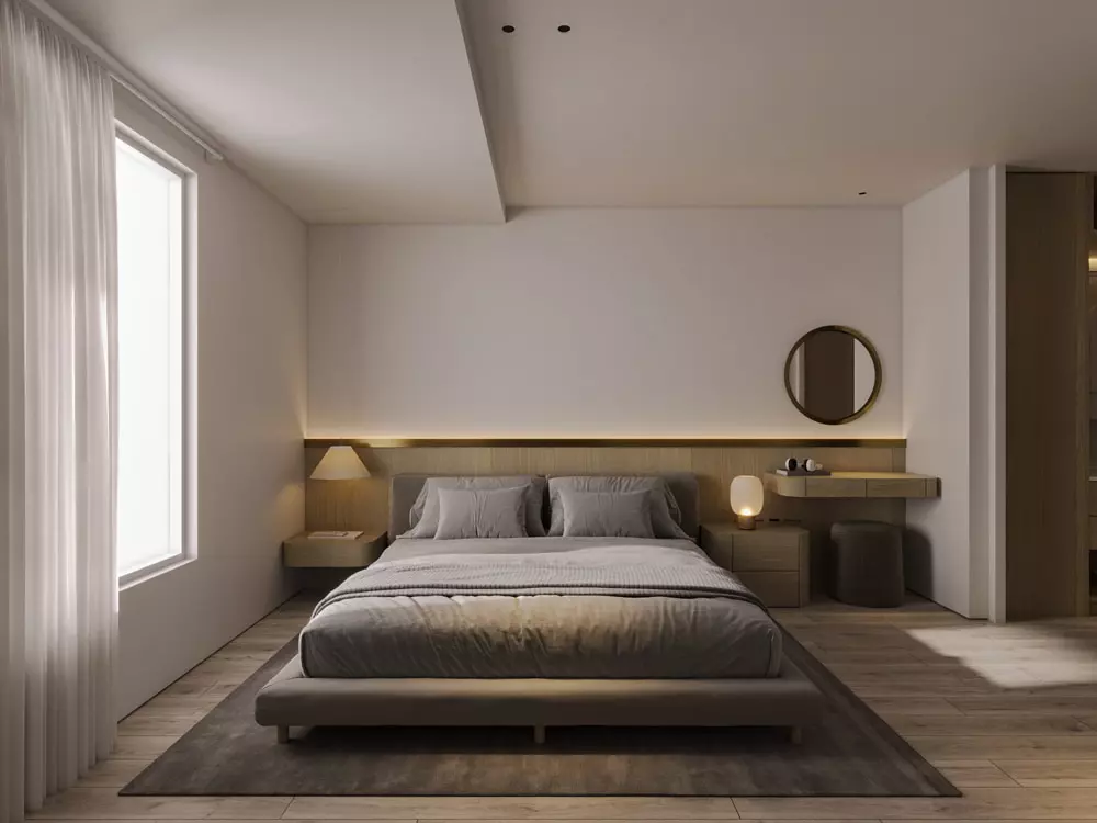 thiết kế nội thất phòng ngủ 20m2