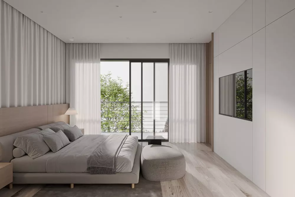 thiết kế nội thất phòng ngủ 20m2