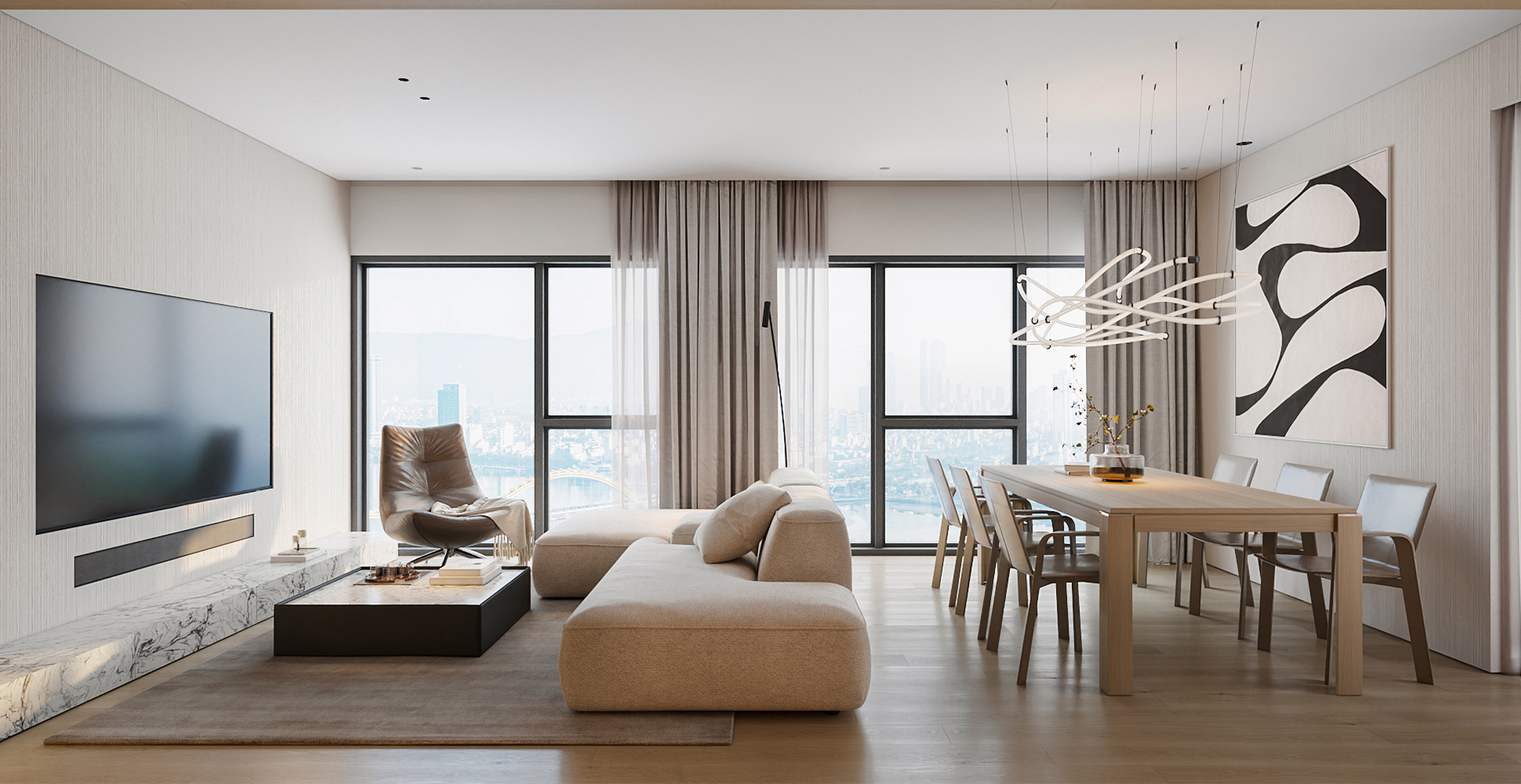 DỊCH VỤ THIẾT KẾ CĂN HỘ SCANDINAVIAN TẠI ĐÀ NẴNG: TỪ NẾP SỐNG ĐẾN KHÔNG GIAN