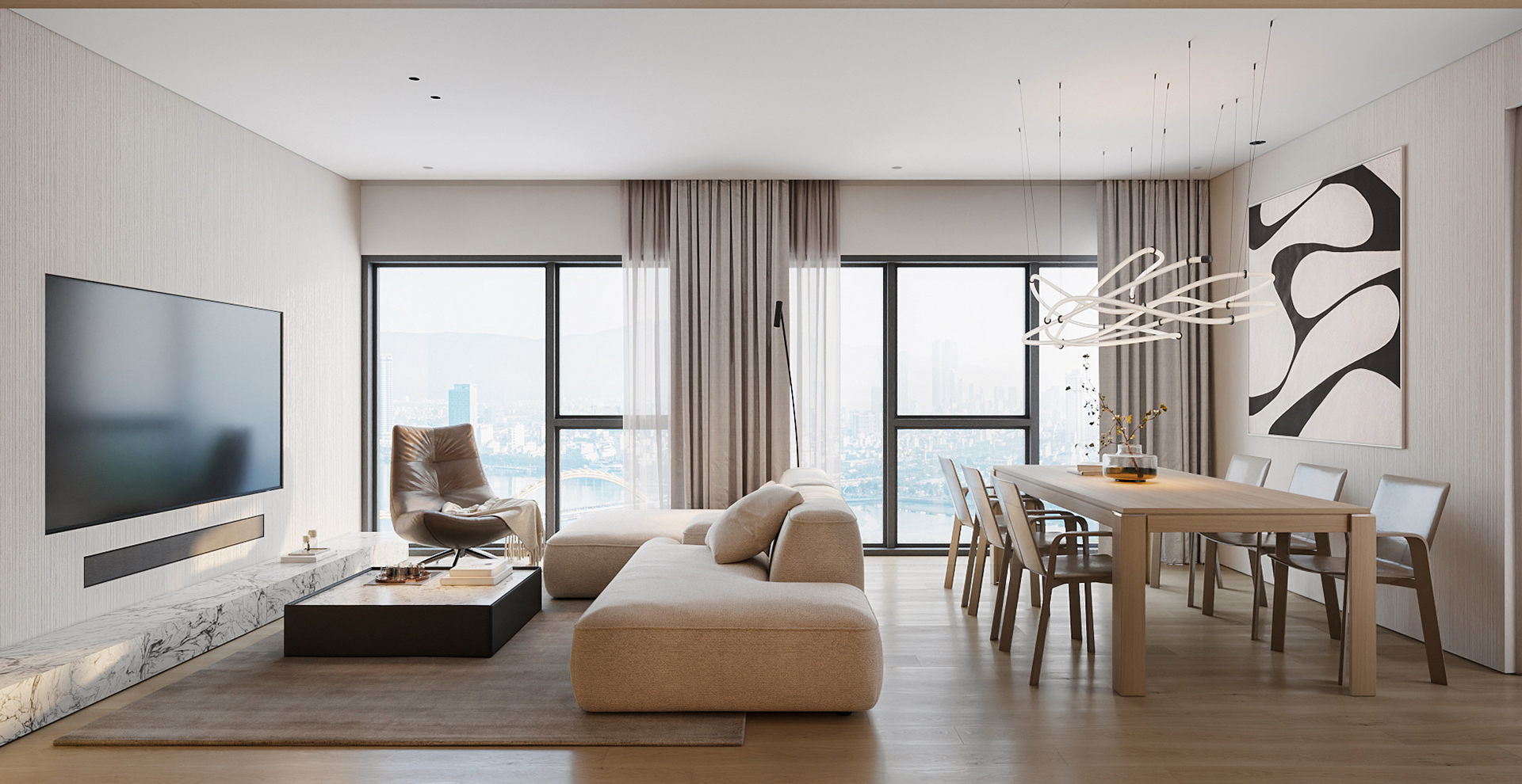 DỊCH VỤ THIẾT KẾ CĂN HỘ SCANDINAVIAN TẠI ĐÀ NẴNG: TỪ NẾP SỐNG ĐẾN KHÔNG GIAN