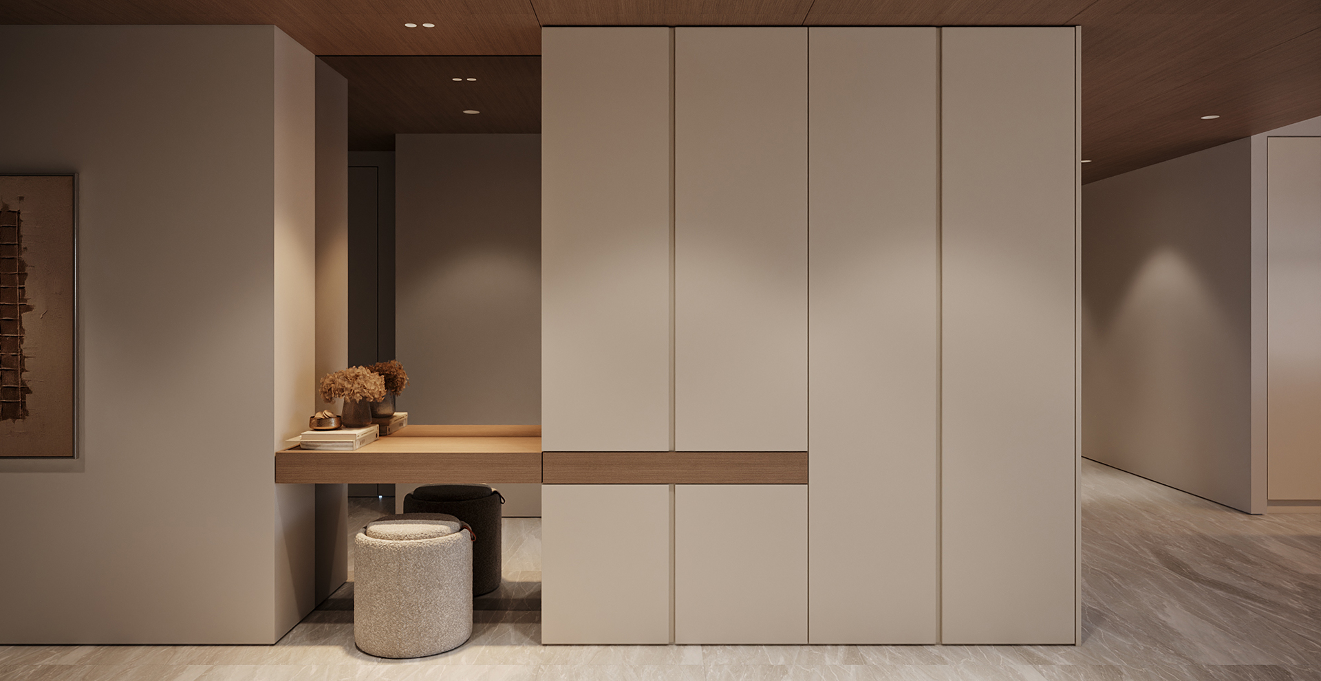 THIẾT KẾ CĂN HỘ PHONG CÁCH SCANDINAVIAN:
HỆ TỦ ÂM TƯỜNG - GIẢI PHÁP LƯU TRỮ GỌN GÀNG MÀ VẪN HIỆU QUẢ