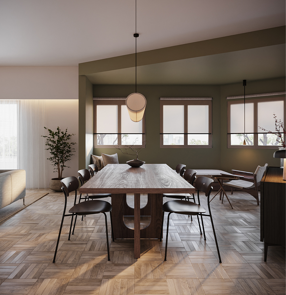 THIẾT KẾ NỘI THẤT CĂN HỘ CAO CẤP SCANDINAVIAN:
LÀM THẾ NÀO ĐỂ KHU VỰC BẾP VÀ PHÒNG ĂN KHÔNG TRỞ NÊN RỜI RẠC