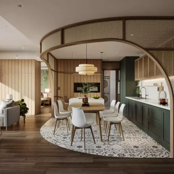 thiết kế nội thất chung cư 3 phòng ngủ