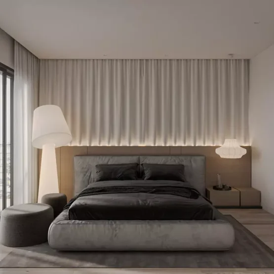 thiết kế nội thất phòng ngủ 20m2