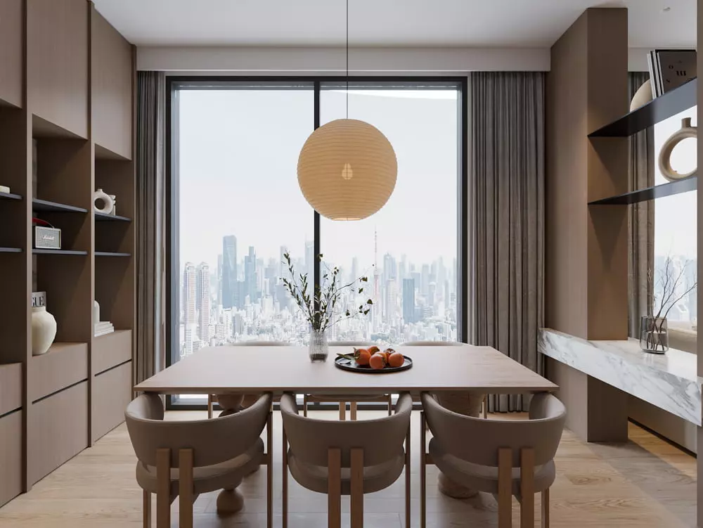 thiết kế nội thất căn hộ chung cư 70m2