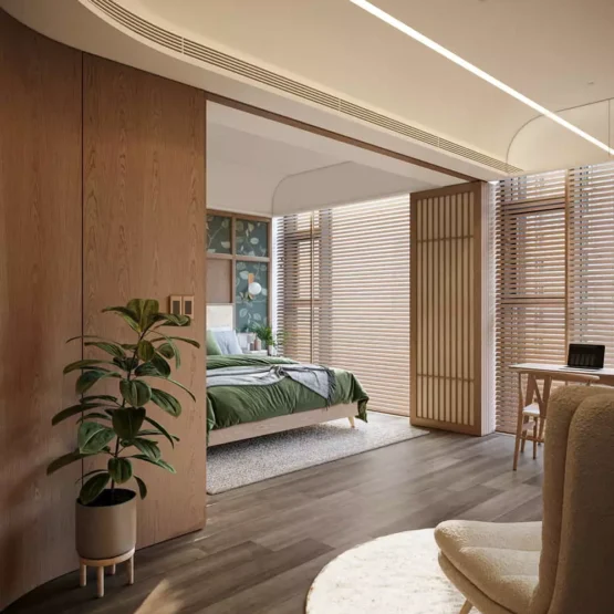 thiết kế nội thất phòng ngủ đẹp hiện đại
